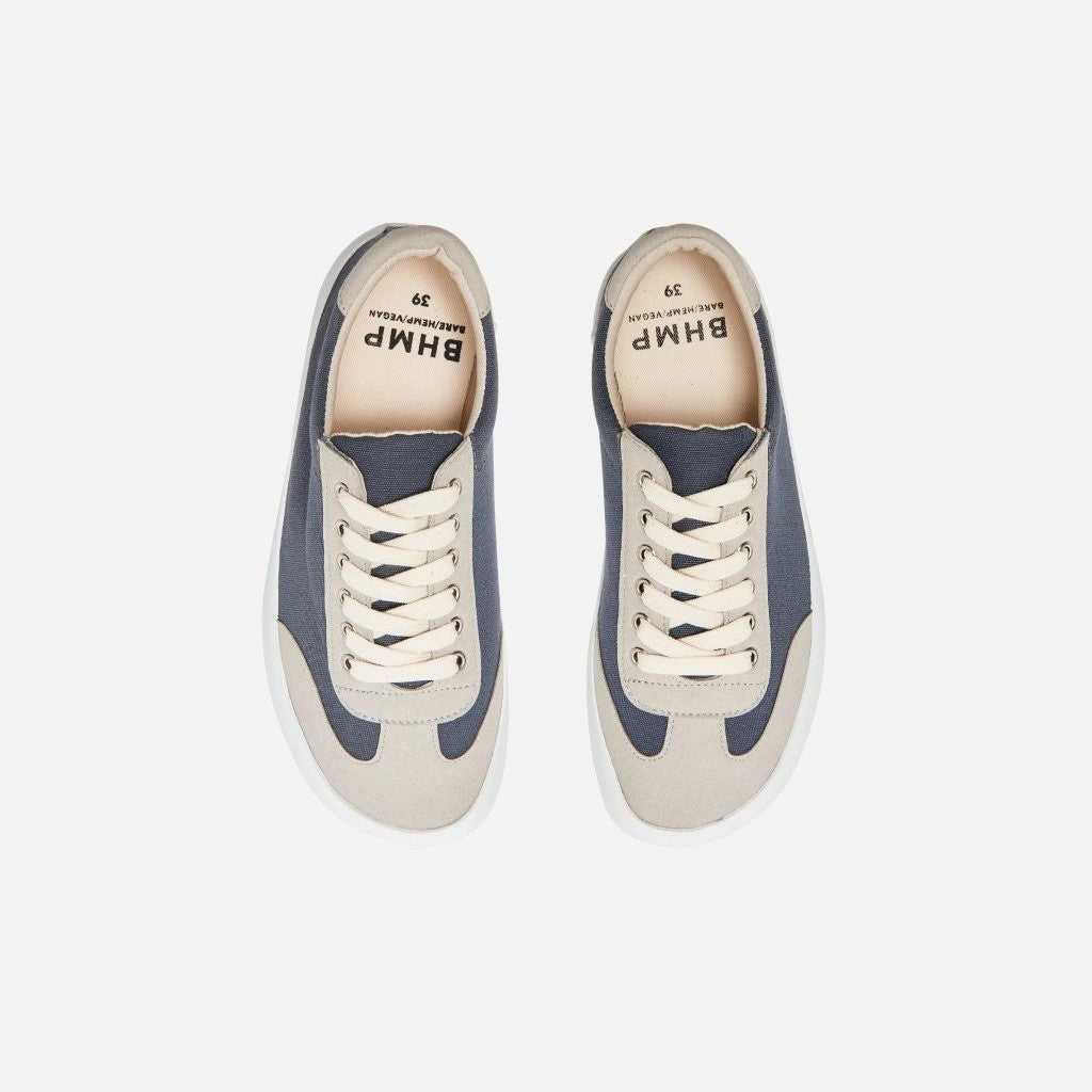 Bohempia - Felix Dark Grey & White - Sneakers barefoot unisex