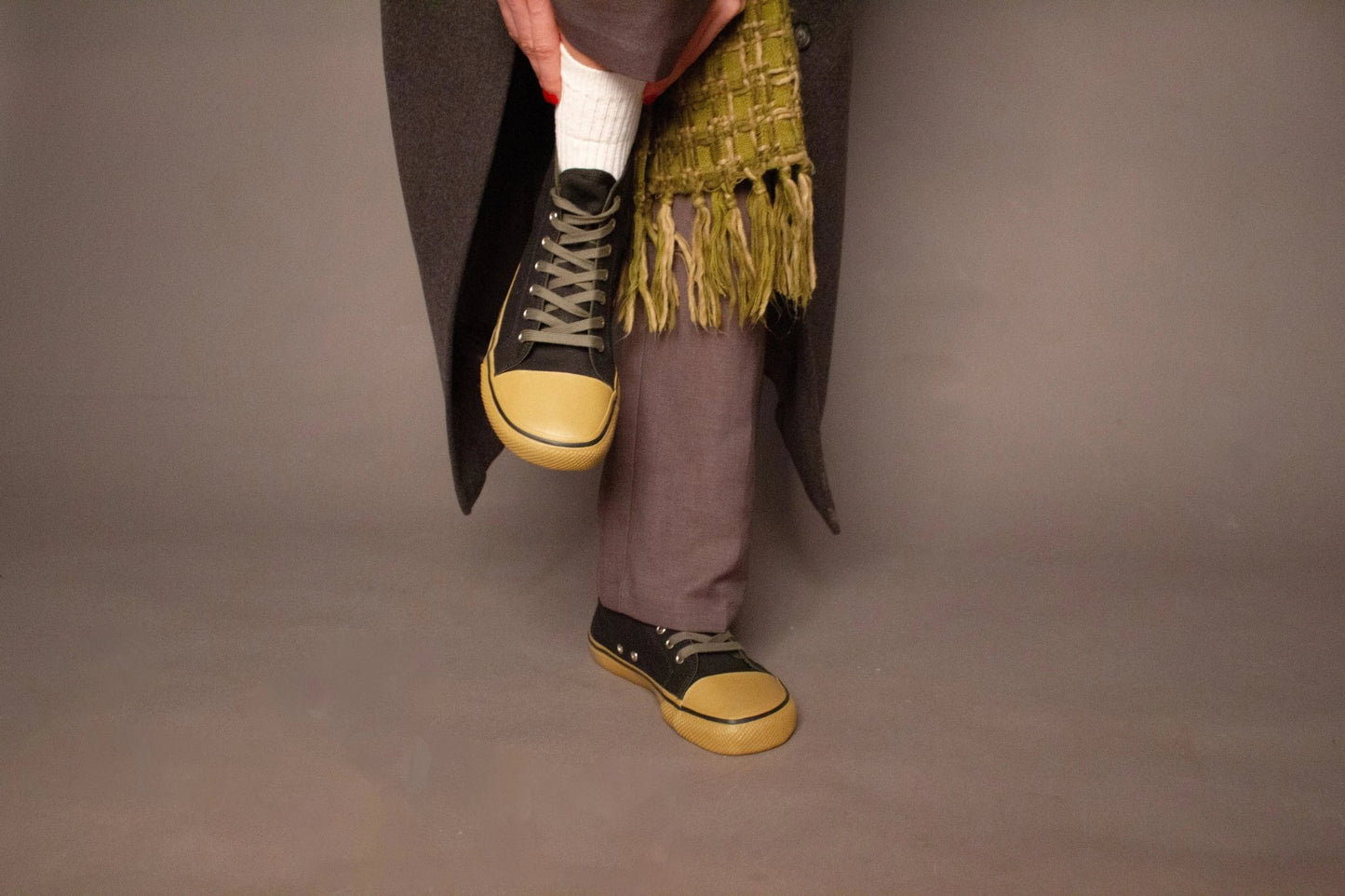 Bohempia - Orik 2.0 Army - Deportivas barefoot de caña alta