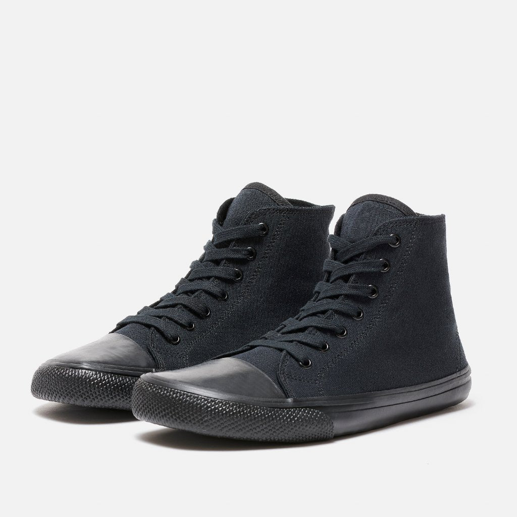 Bohempia - Orik 2.0 Black & Black - Deportivas barefoot de caña alta