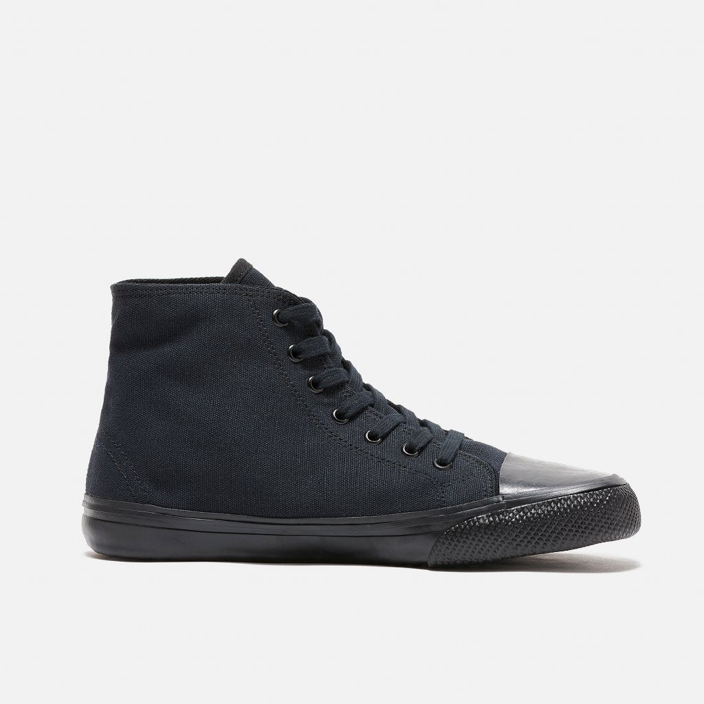 Bohempia - Orik 2.0 Black & Black - Deportivas barefoot de caña alta