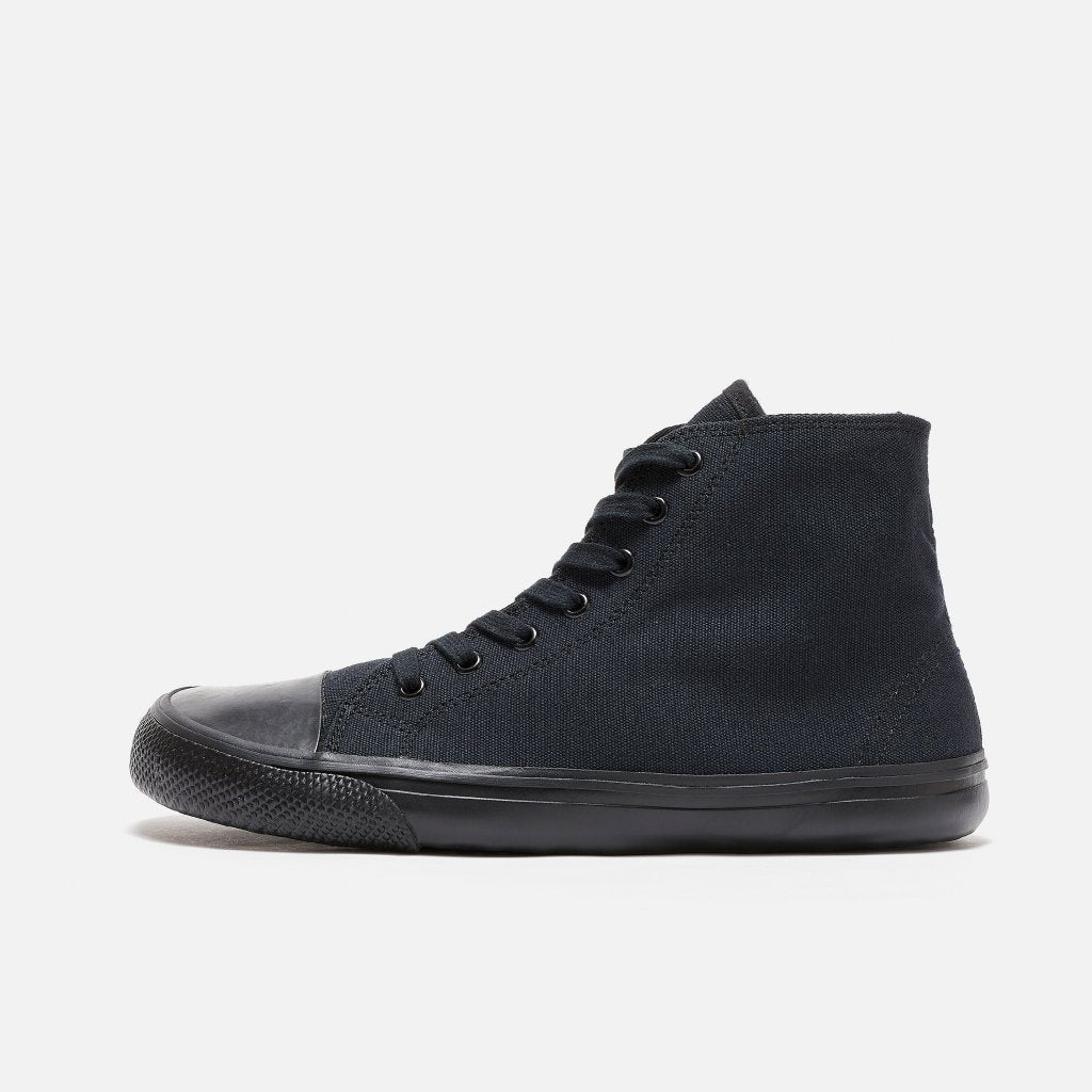 Bohempia - Orik 2.0 Black & Black - Deportivas barefoot de caña alta