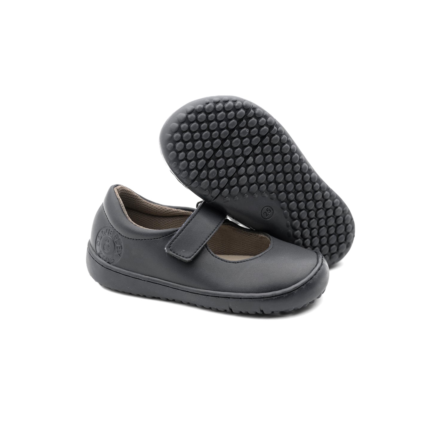 Coqueflex - Iker Negro - Merceditas colegiales respetuosas-Coqueflex-Cacles Barefoot-Tienda de calzado barefoot respetuoso minimalista