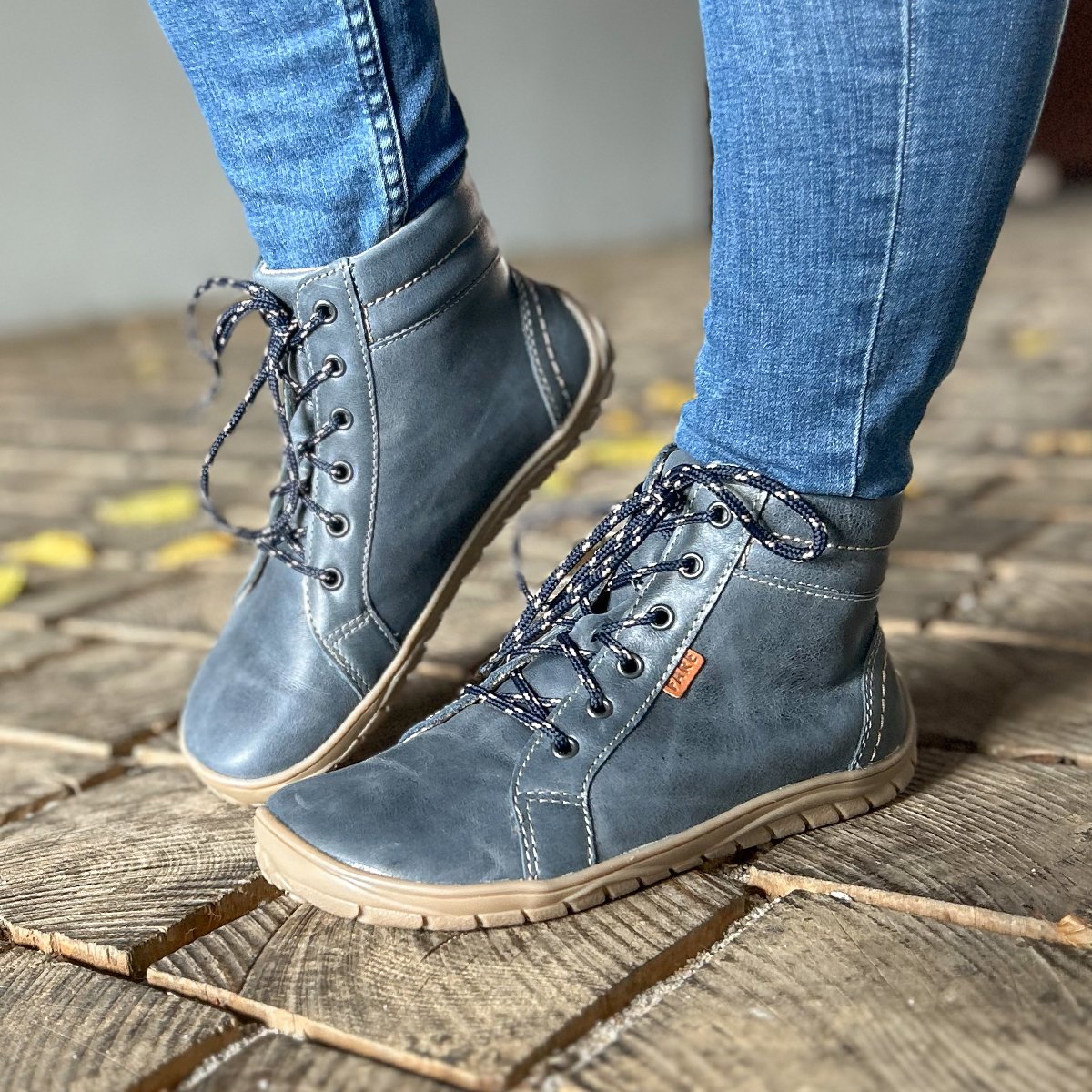 Fare Bare - AVILA All Year Denim - Botín bajo barefoot otoñal