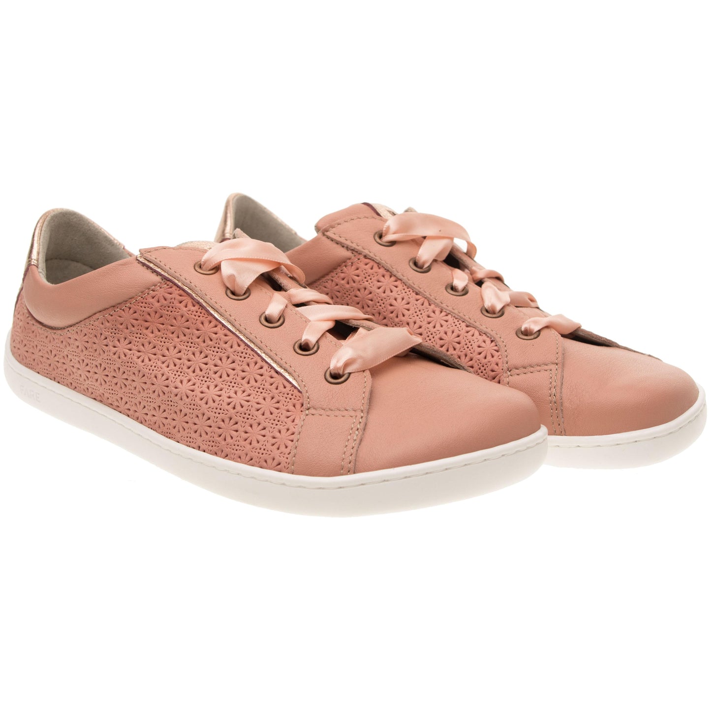 Fare Bare - B5712152 Lola Apricot Rosa- Deportivas barefoot cuero-Fare Bare-Cacles Barefoot-Tienda de calzado barefoot respetuoso minimalista