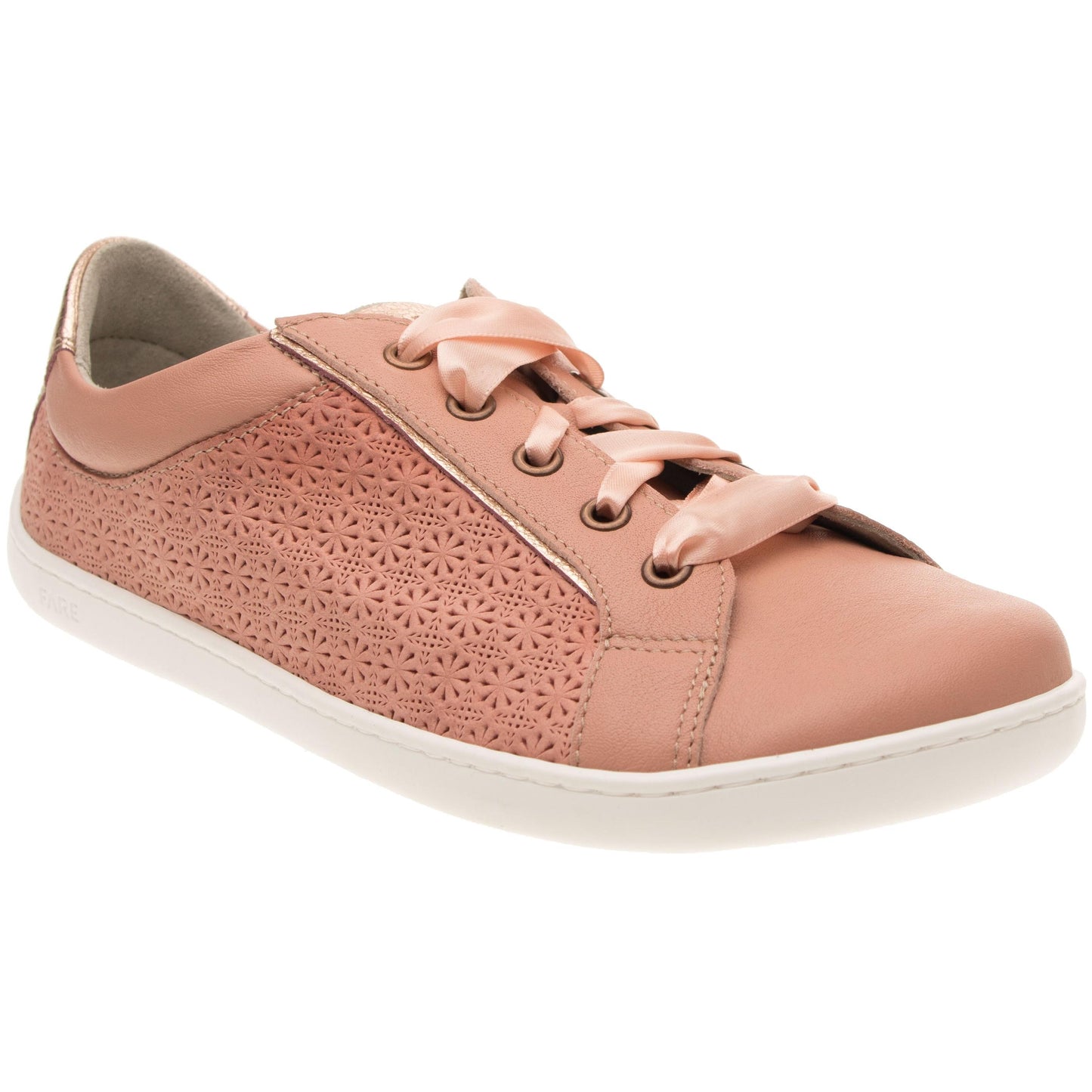 Fare Bare - B5712152 Lola Apricot Rosa- Deportivas barefoot cuero-Fare Bare-Cacles Barefoot-Tienda de calzado barefoot respetuoso minimalista