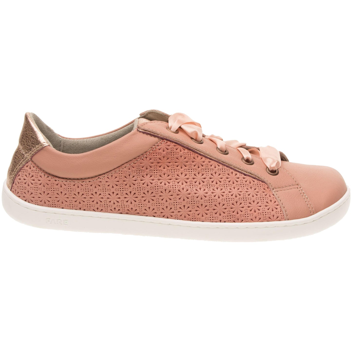 Fare Bare - B5712152 Lola Apricot Rosa- Deportivas barefoot cuero-Fare Bare-Cacles Barefoot-Tienda de calzado barefoot respetuoso minimalista