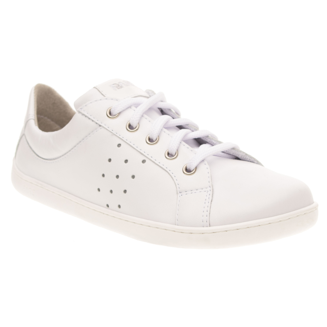 Fare Bare - B5712184 Tiana Blanco - Deportivas barefoot cuero-Fare Bare-Cacles Barefoot-Tienda de calzado barefoot respetuoso minimalista
