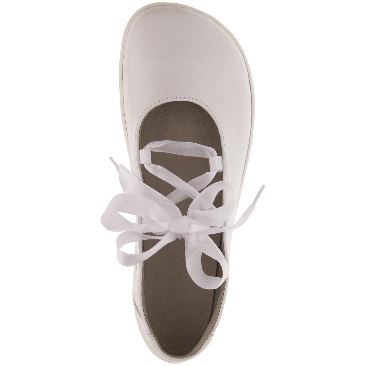 Fare Bare - Ballerinas Bianca White - Bailarinas barefoot cuero