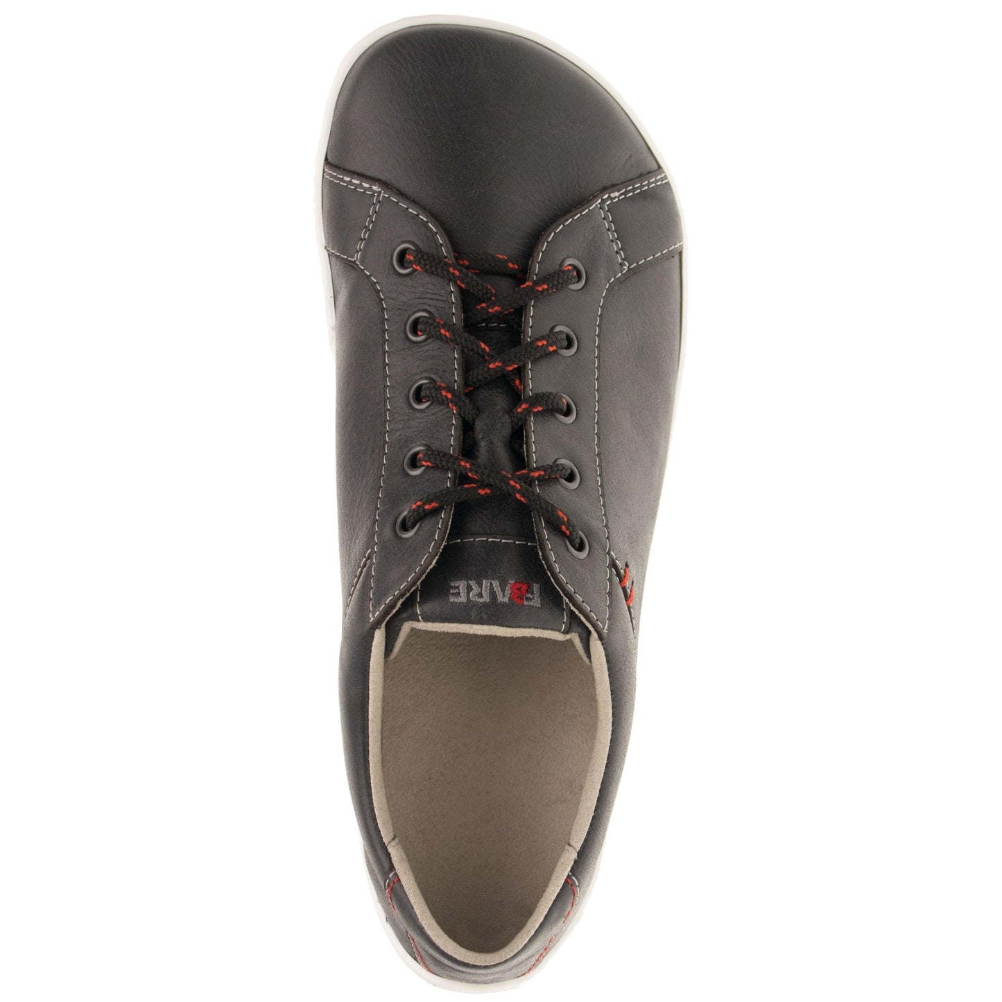 Fare Bare - Elegant Sevilla Black A5313161 - Deportivas barefoot de cuero