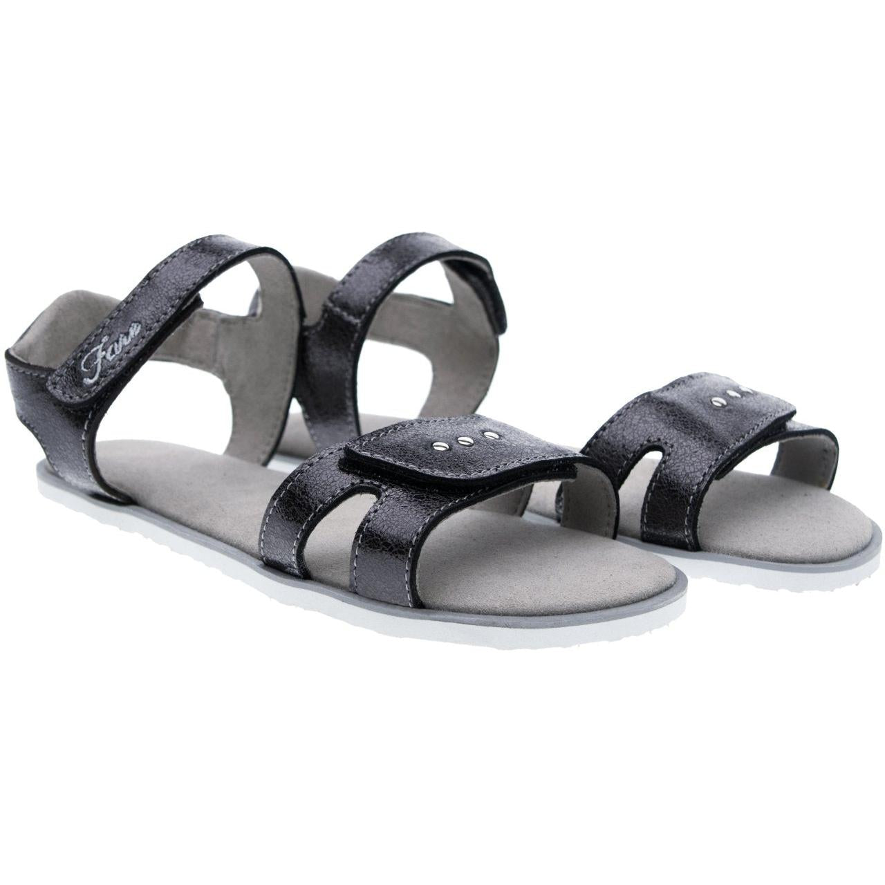 Fare Bare Kids - Summer Shoes Black - Sandalias barefoot