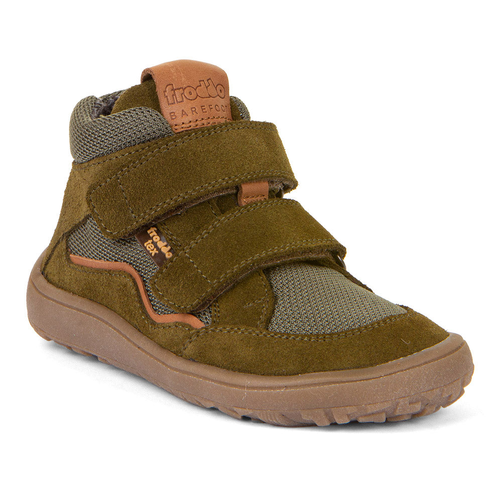 Froddo Barefoot - Tex Autumn Olive - Botines Resistentes al agua-Froddo-Cacles Barefoot-Tienda de calzado barefoot respetuoso minimalista