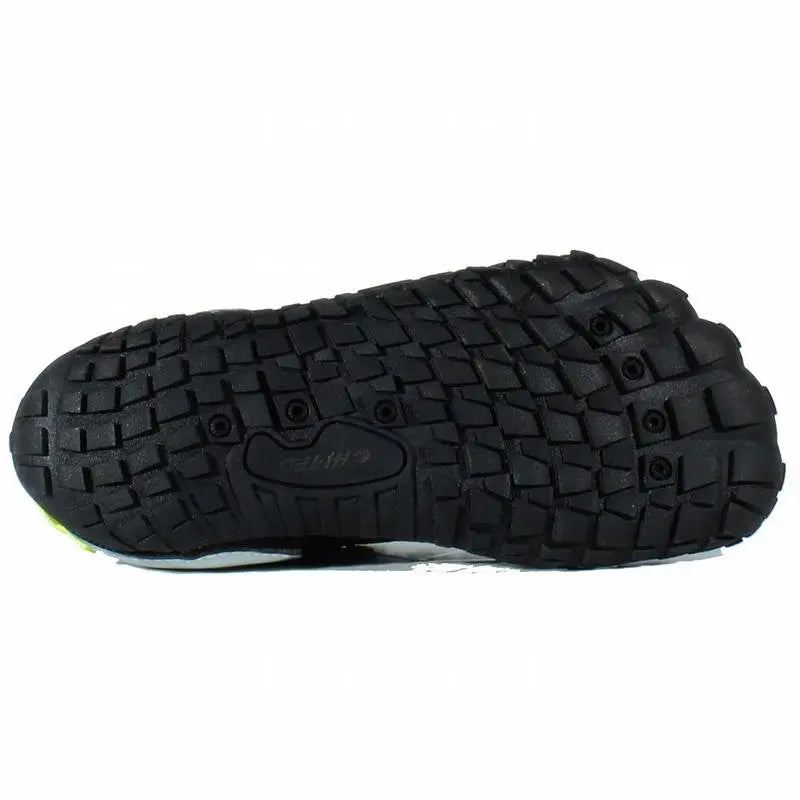 HI-Tec - Abyss Junior Black/Lime - deportivas barefoot aire libre