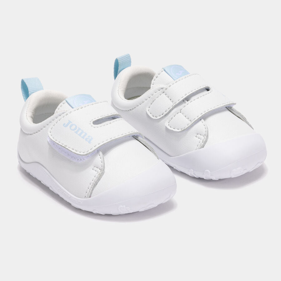 Joma - Teddy Baby Blanco & Azul - Deportivas respetuosas Primeros Pasos