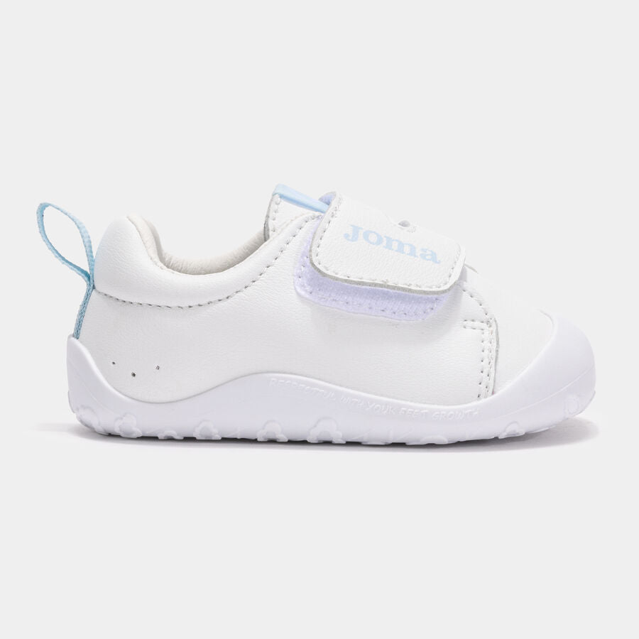 Joma - Primeros pasos Teddy Baby Blanco & Azul - Lonetas respetuosas