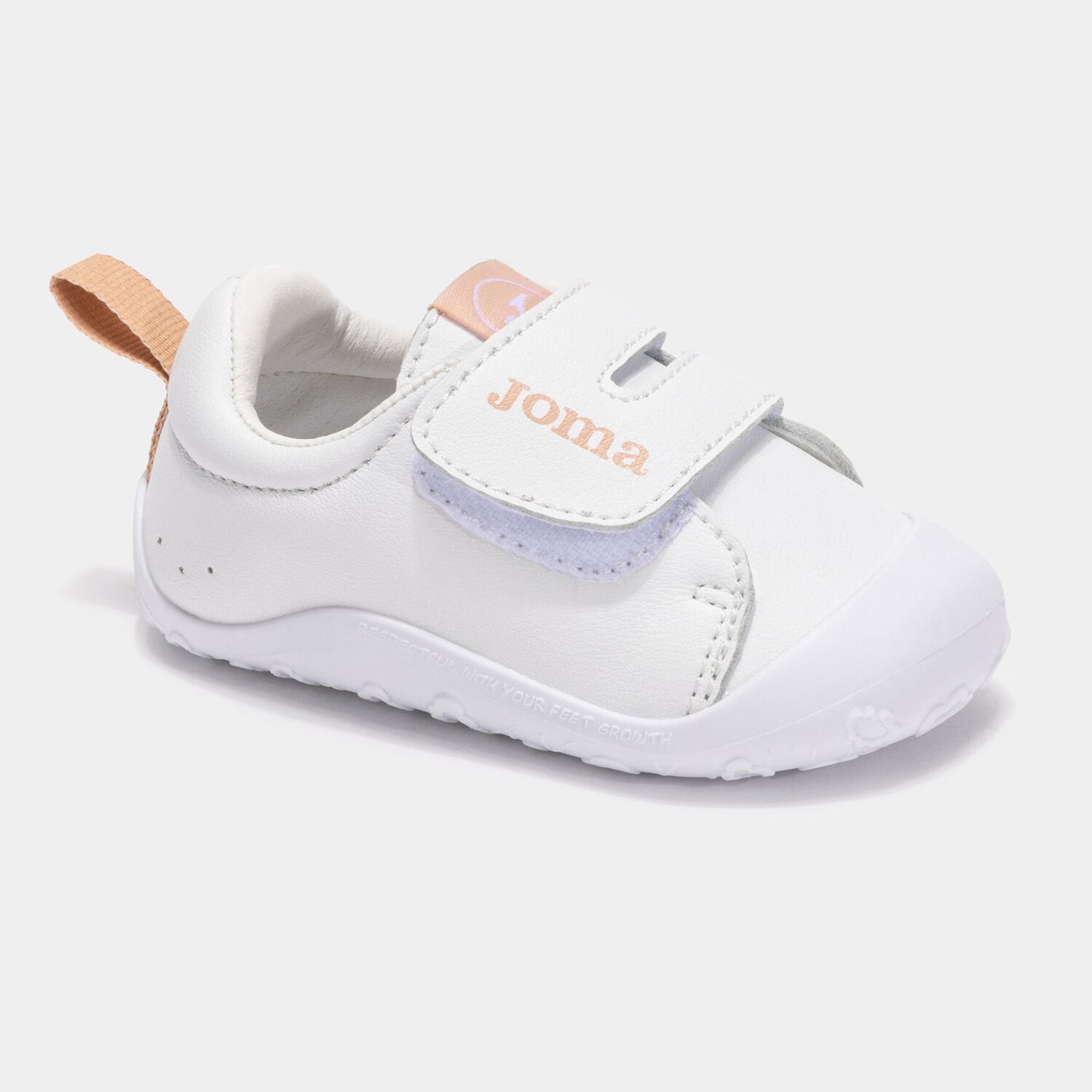 Joma - Primeros pasos Teddy Baby Blanco & Rosa - Lonetas respetuosas