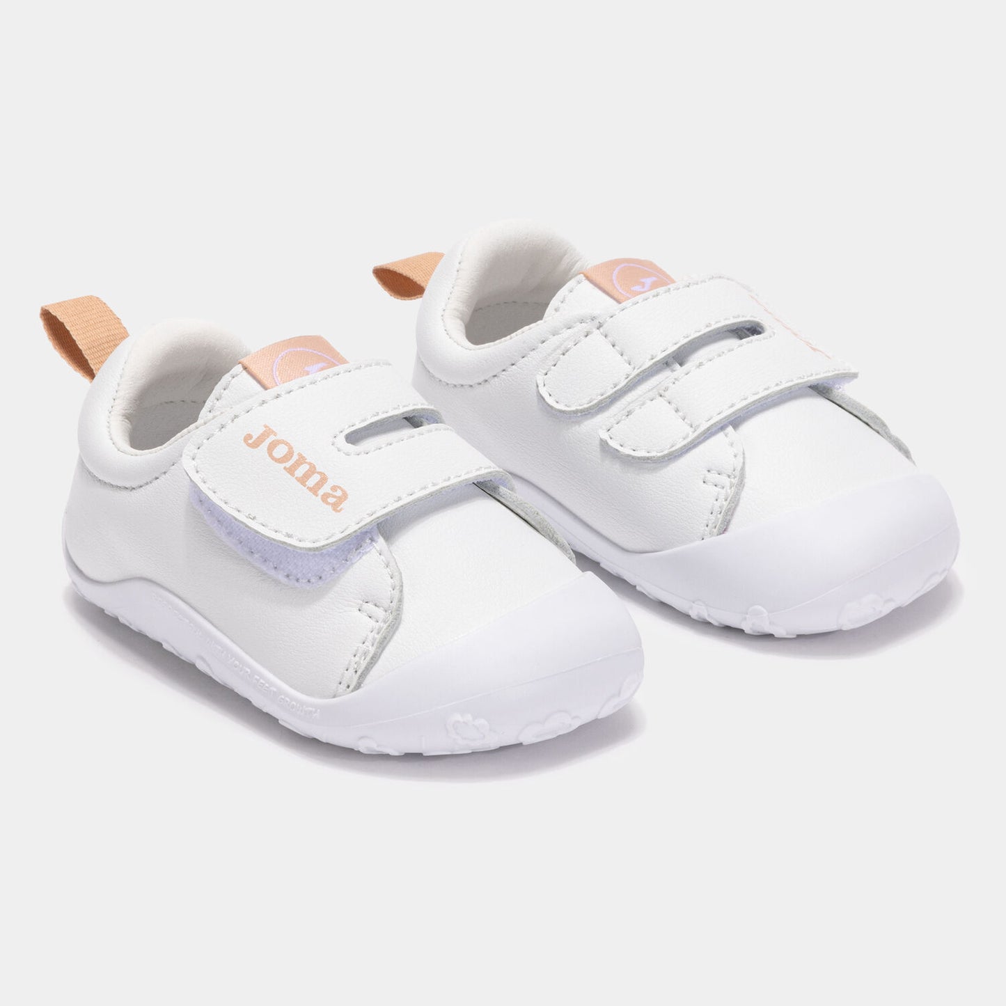 Joma - Primeros pasos Teddy Baby Blanco & Rosa - Lonetas respetuosas