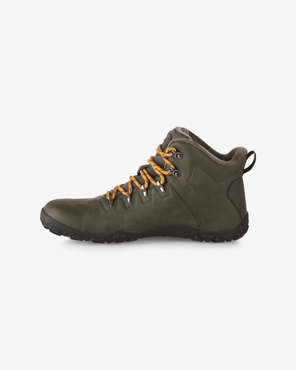 Kilpi - Bare High WP-U Dark Green - Botas Barefoot para Hiking y Montaña