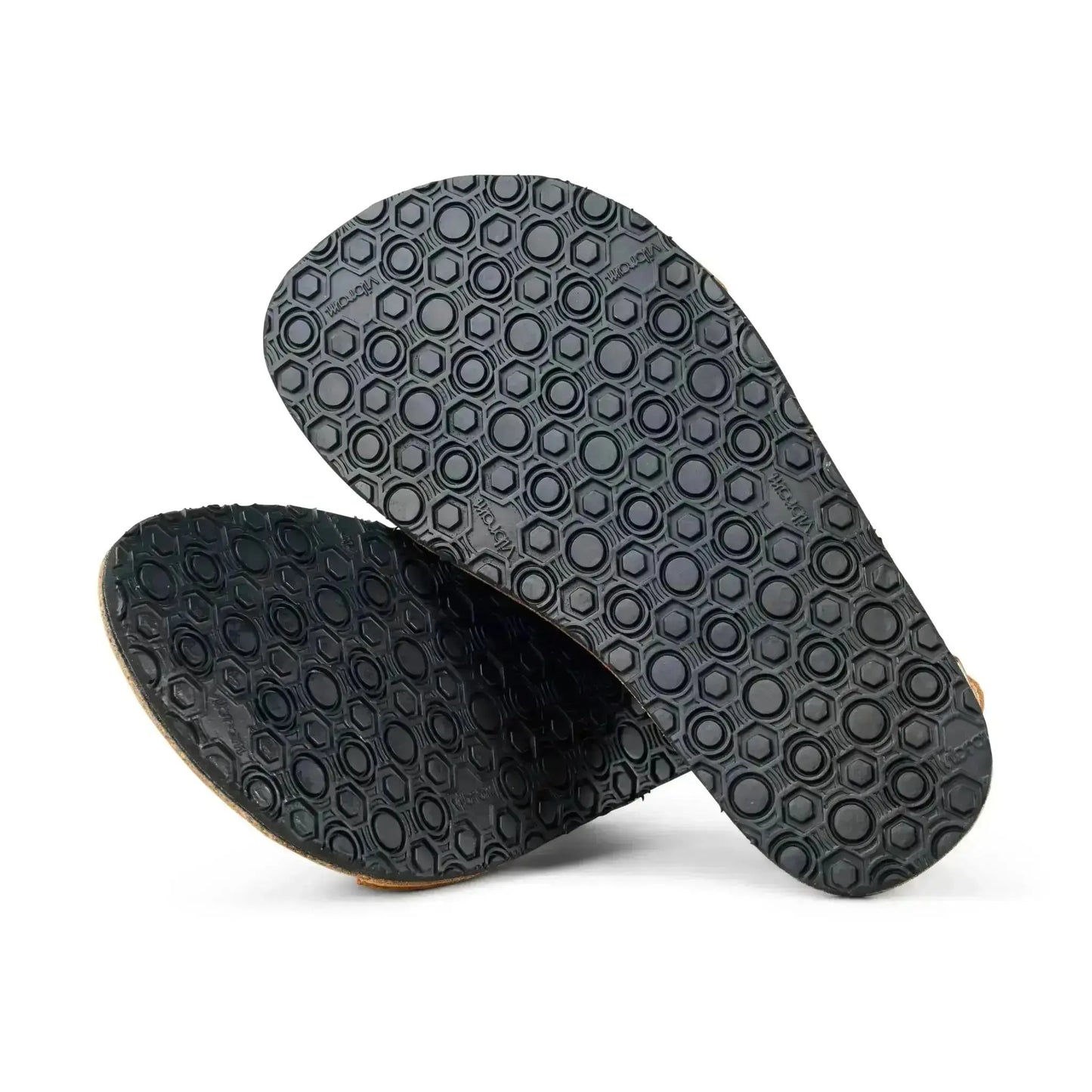 Koel - Ada Cognac - sandalias barefoot triple hebilla