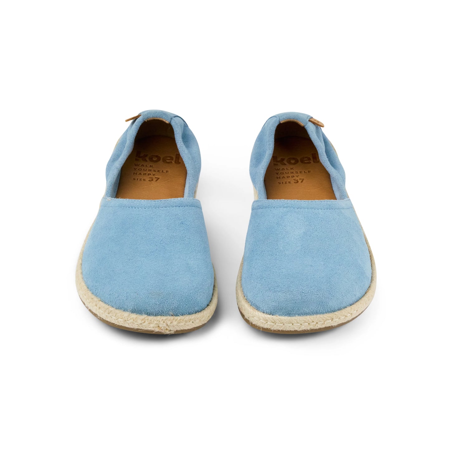 Koel - Cloe Suede Celeste - Alpargatas barefoot