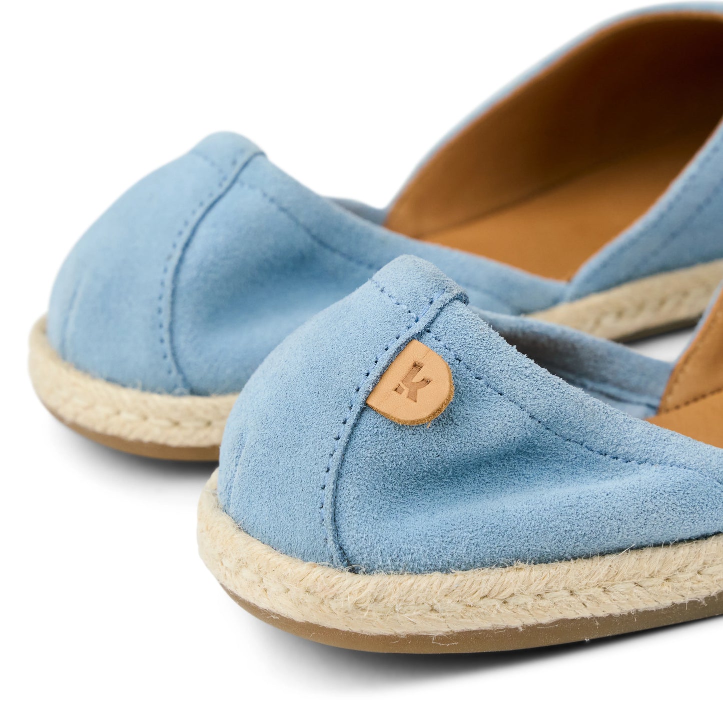 Koel - Cloe Suede Celeste - Alpargatas barefoot