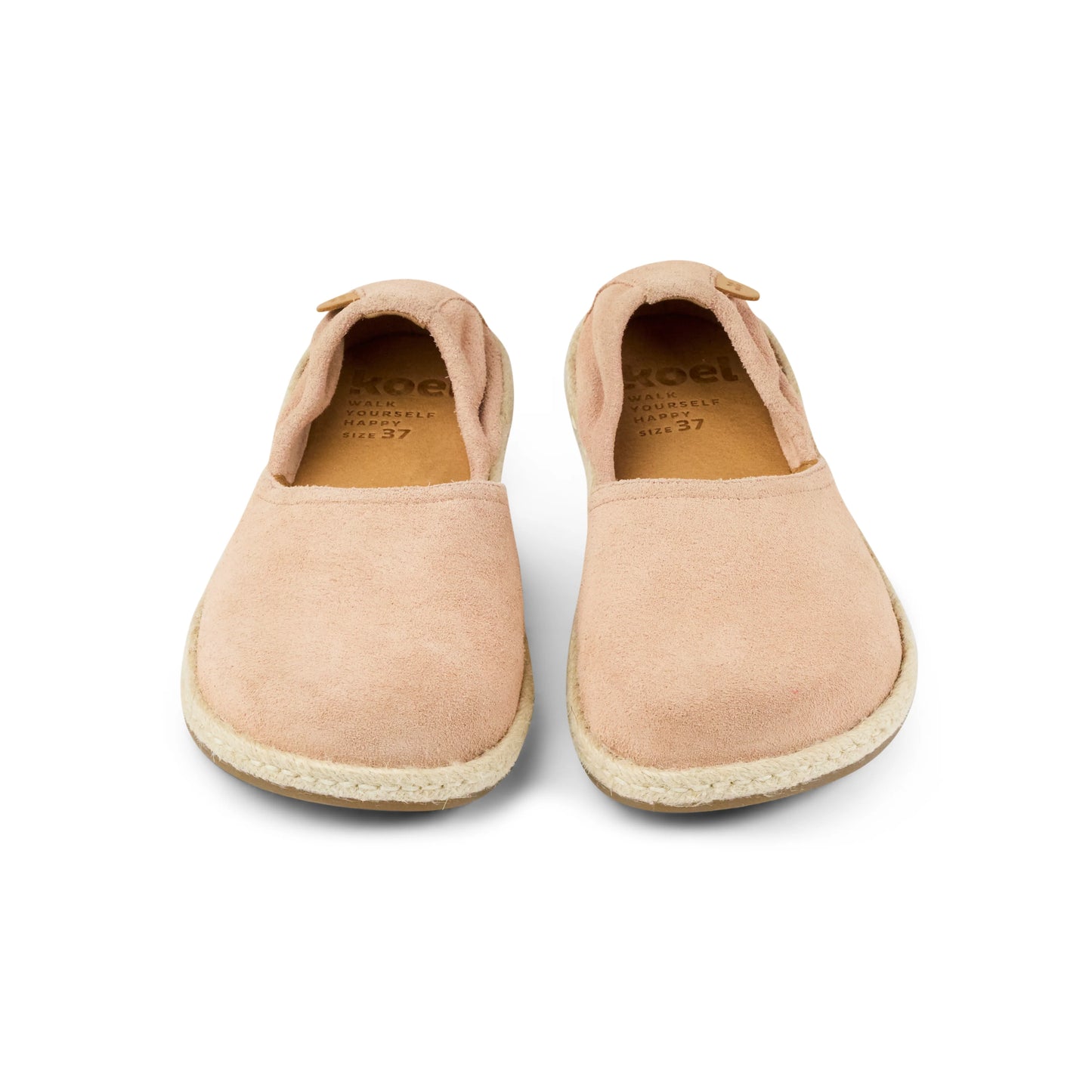 Koel - Cloe Suede Nude - Alpargatas barefoot