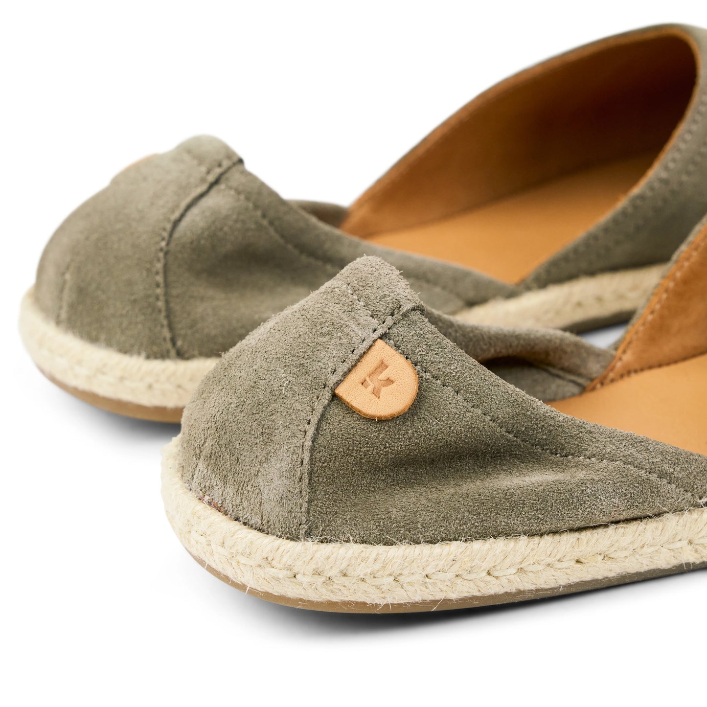 Koel - Cloe Suede Olive - Alpargatas barefoot