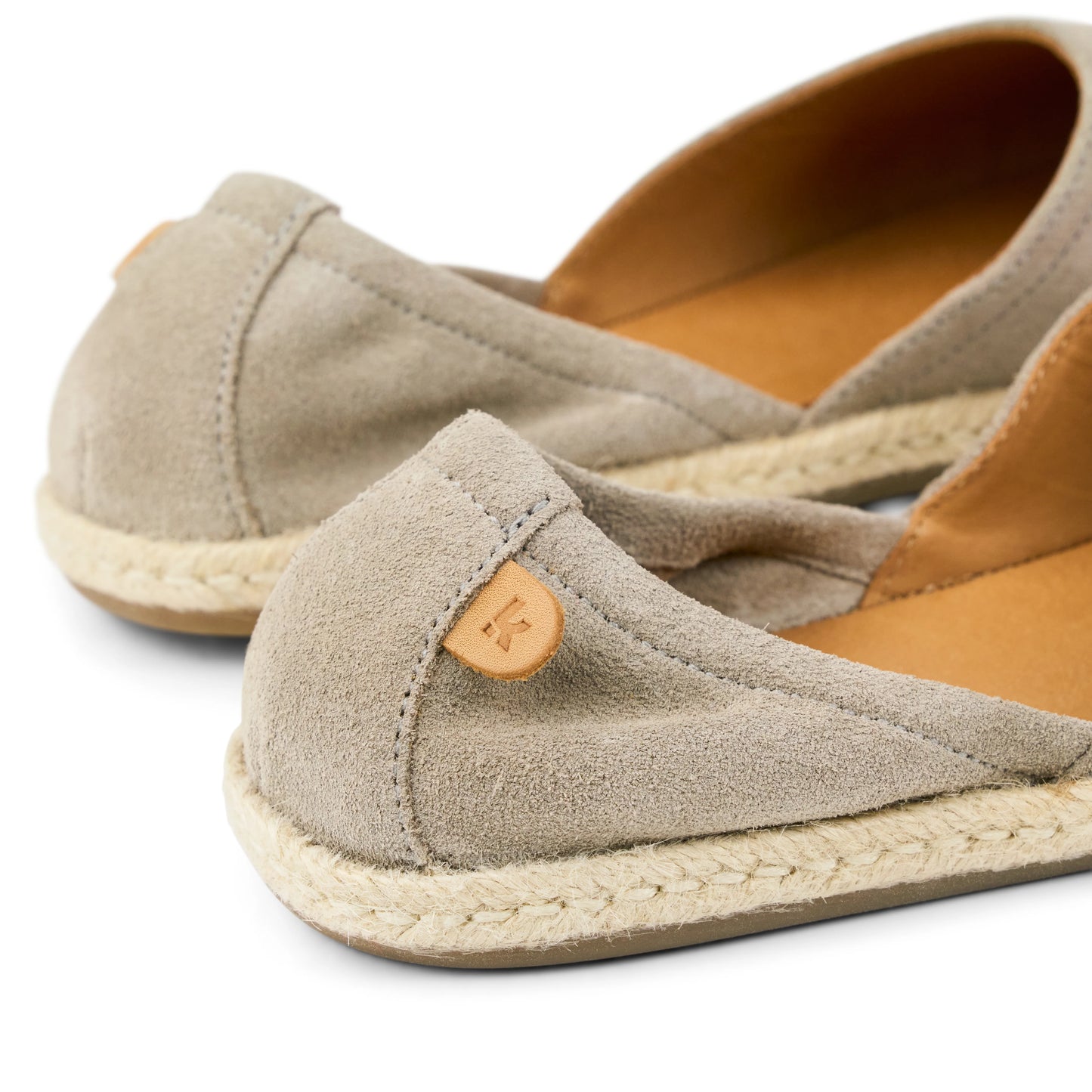 Koel - Cloe Suede Taupe - Alpargatas barefoot