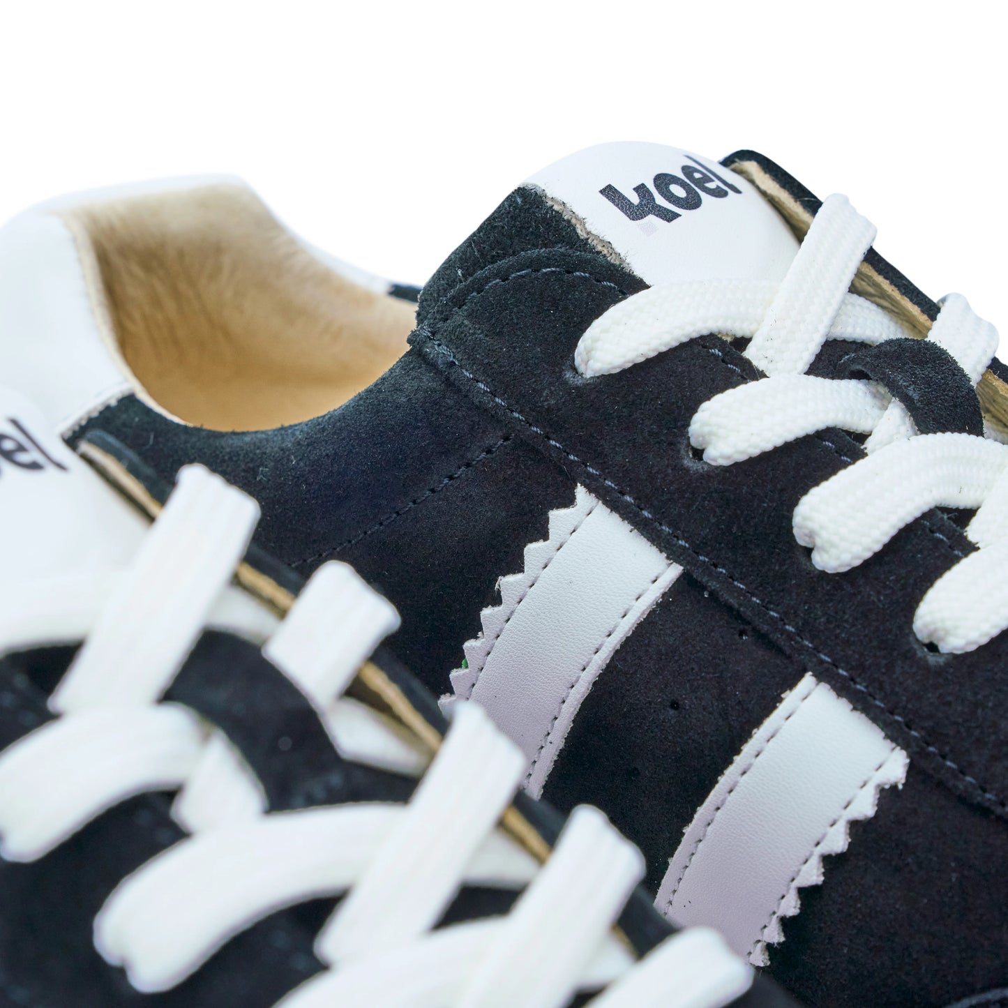 Koel - Francie II Suede Black - Casual Sneakers Barefoot