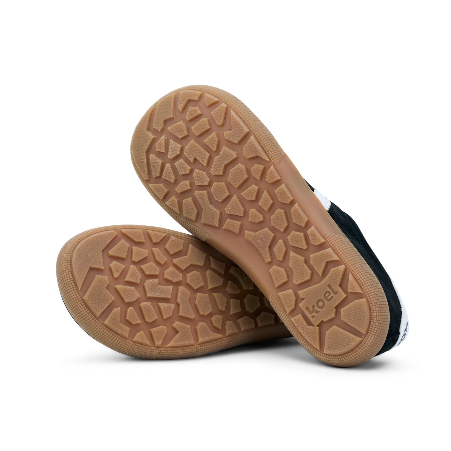 Koel - Francie II Suede Black - Casual Sneakers Barefoot - Cacles Barefoot