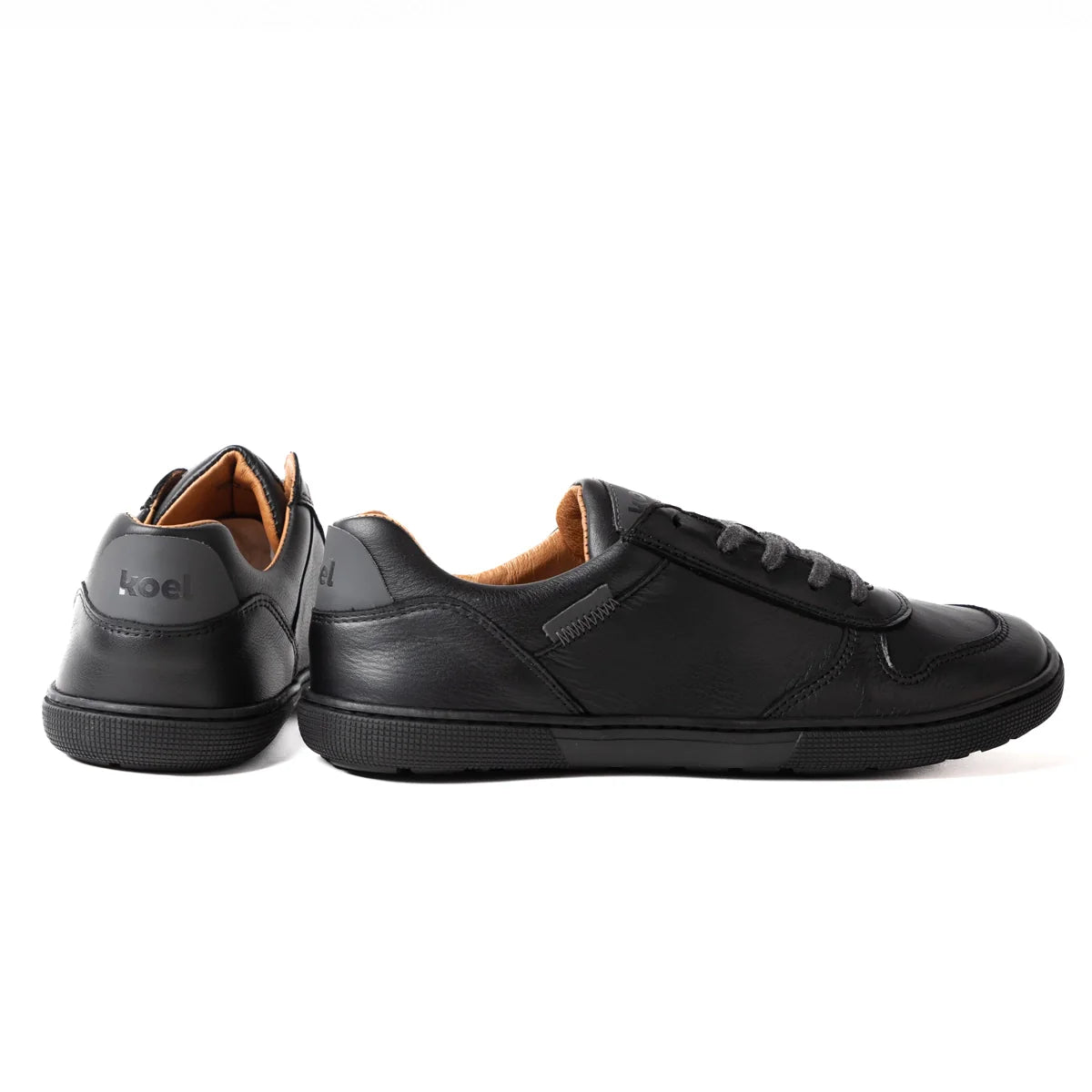Koel - Francie Leather Black - Casual Sneakers Barefoot-Koel-Cacles Barefoot-Tienda de calzado barefoot respetuoso minimalista