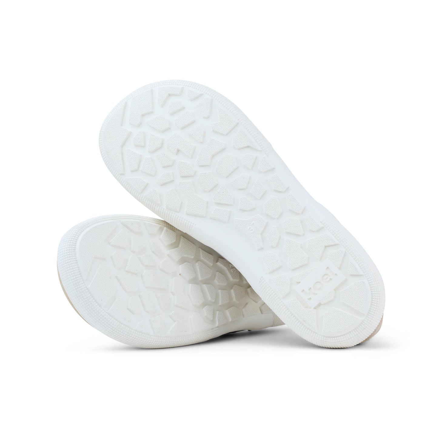 Koel - Francie Leather White / Beige - Casual Sneakers Barefoot