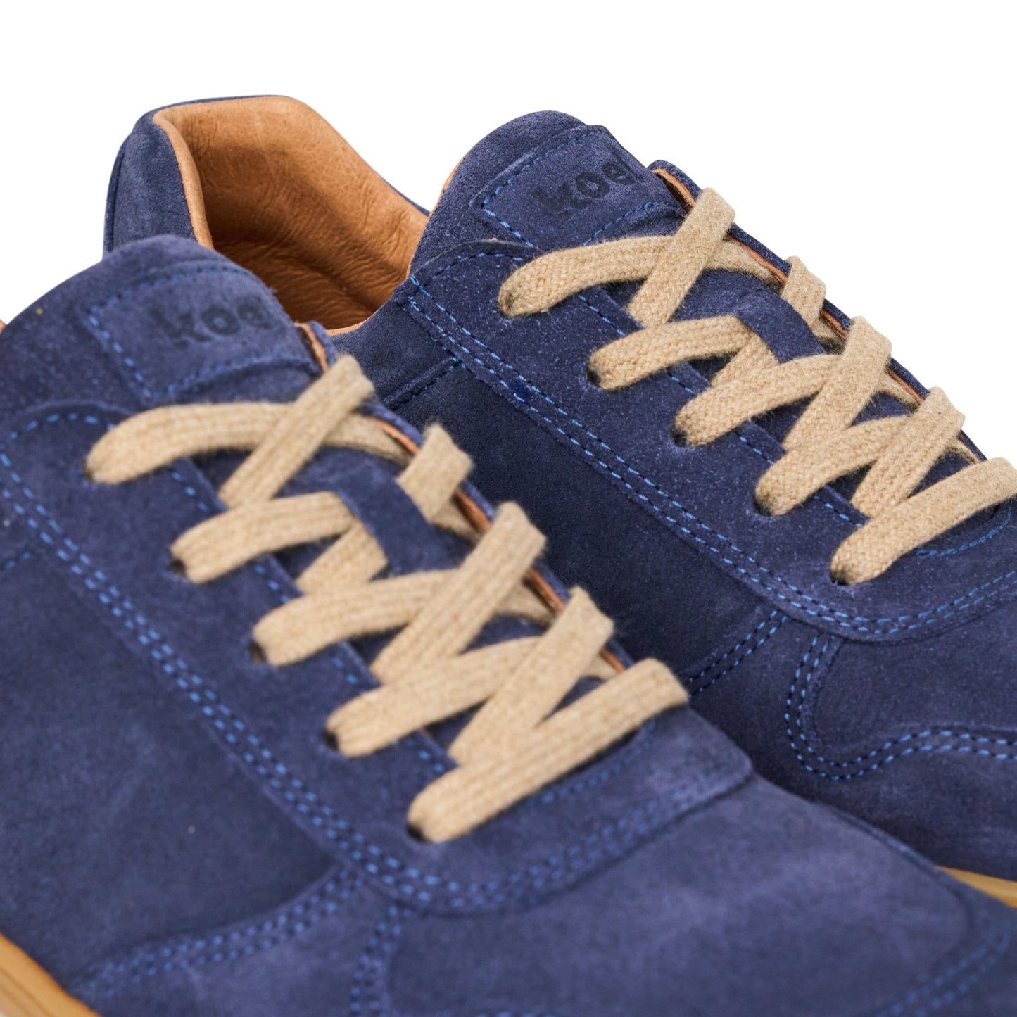 Koel Francie Suede Blue - Zapatillas barefoot de ante - Cacles Barefoot