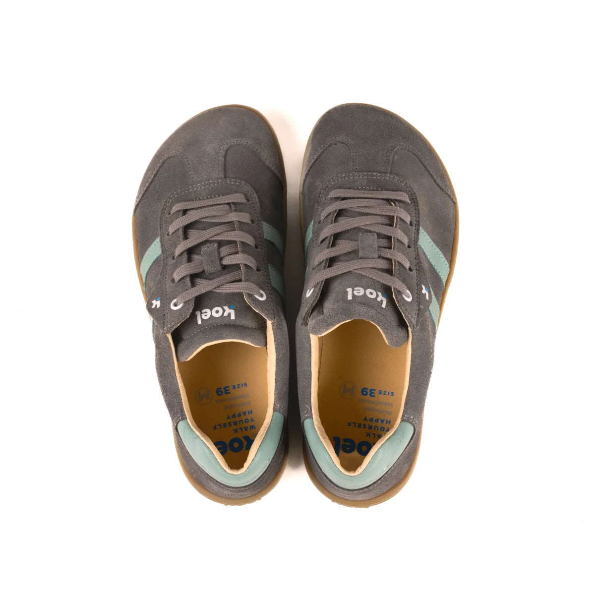 Koel - ILA Suede Grey - Sneakers Barefoot