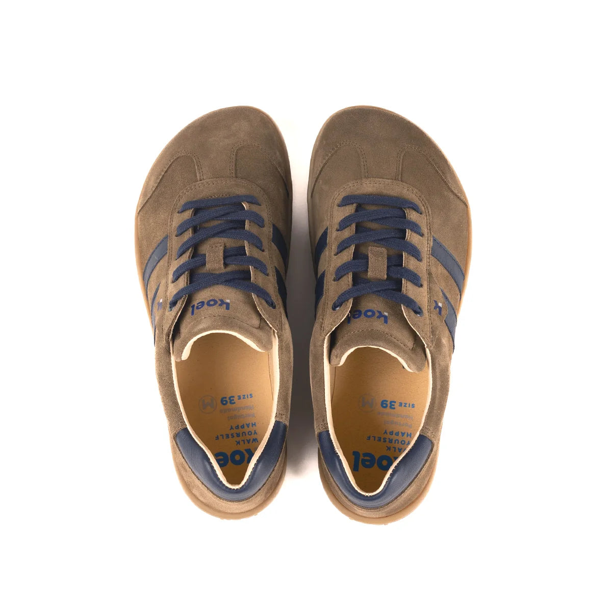 Koel - ILA Suede Olive - Sneakers Barefoot
