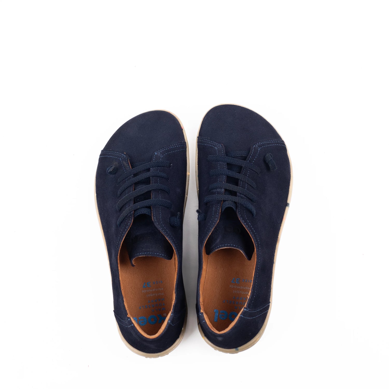 Koel - Izzie Eco Suede Navy - Sneaker minimalista