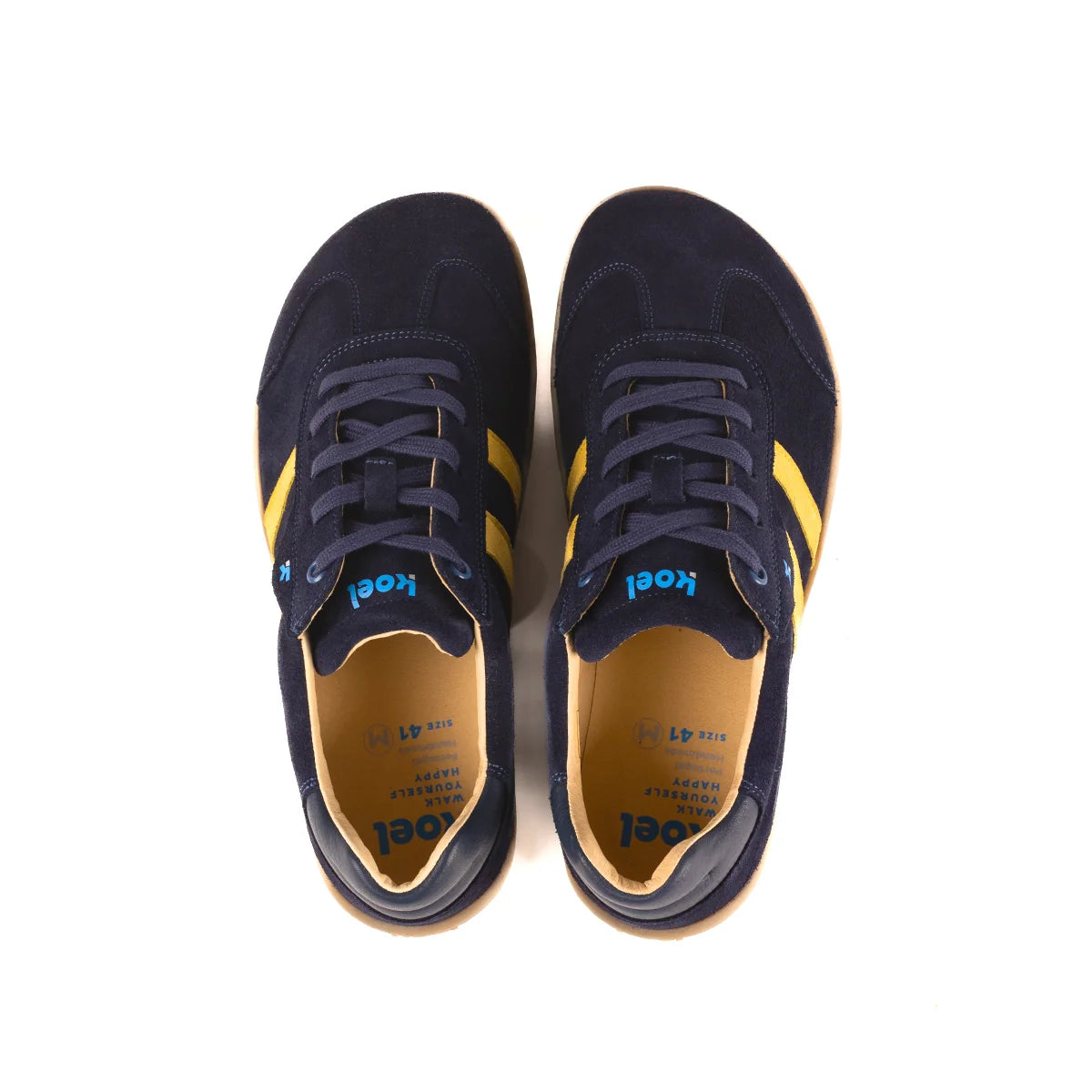 Koel Men - ILO Suede Blue - Sneakers Barefoot