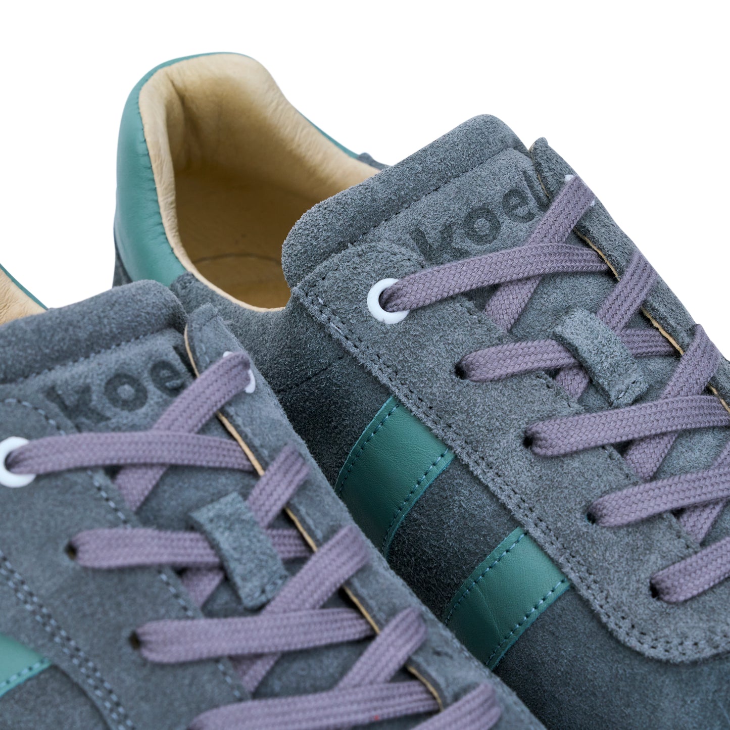 Koel Men - ILO Suede Grey - Sneakers Barefoot