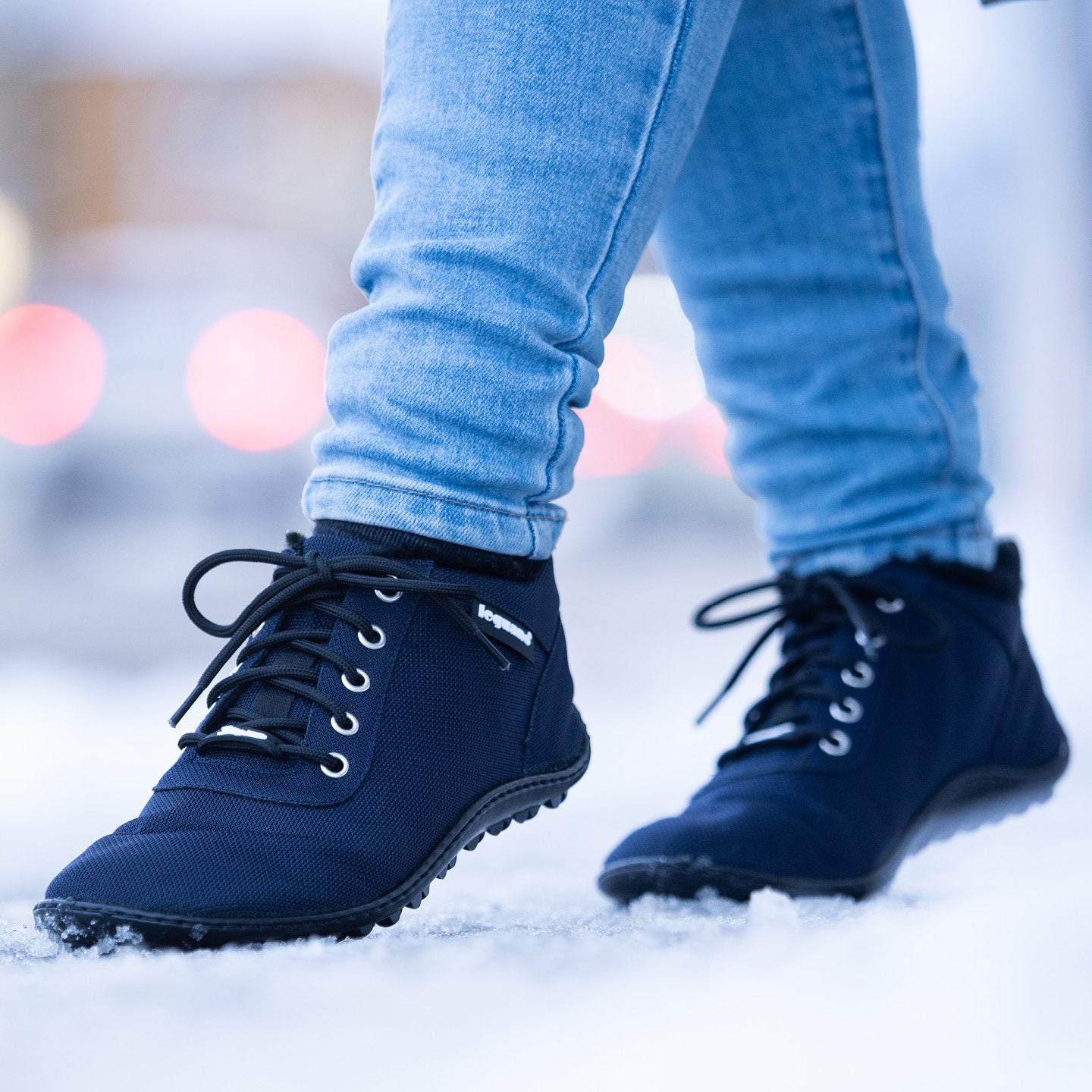 Leguano - Galaxo Blue - Botines Barefoot ligeros y con forrito