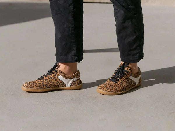 Mukishoes - Lyra Leo - Zapatillas barefoot de leopardo unisex