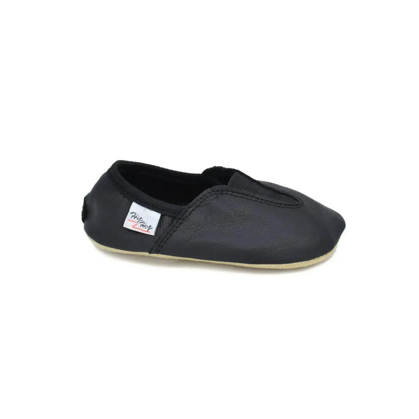 OmaKing - Hip-Hop 1st steps - Black - zapatillas respetuosas de primeros pasos negras