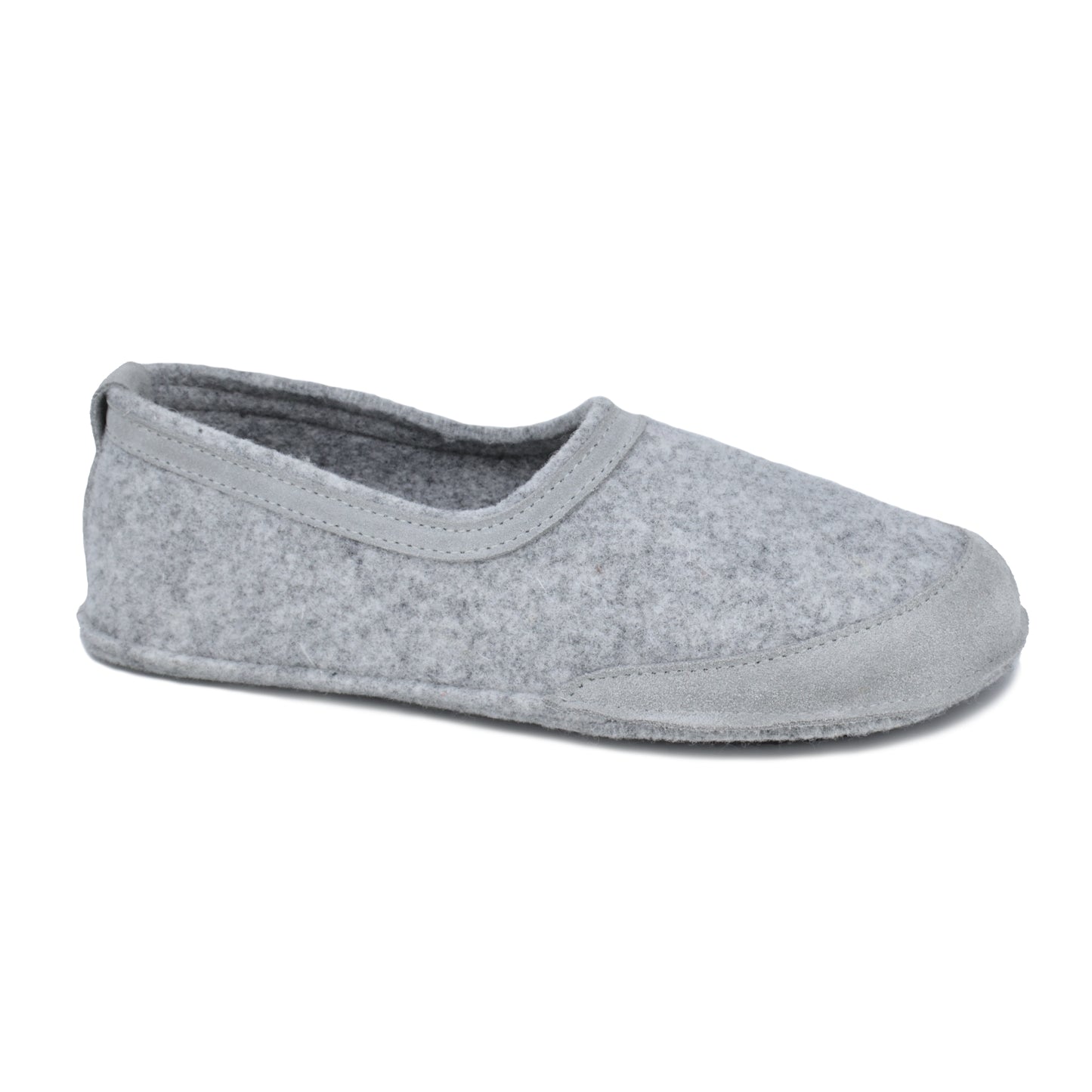 Omaking - Tossun Grey - zapatillas de casa barefoot fieltro-Oma King-Cacles Barefoot-Tienda de calzado barefoot respetuoso minimalista