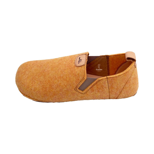 Pegres - BF15U - zapatillas de casa barefoot de adulto - amarillo