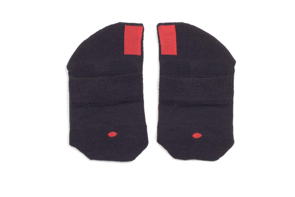Plus12 - Black Cotton - calcetines respetuosos cortos