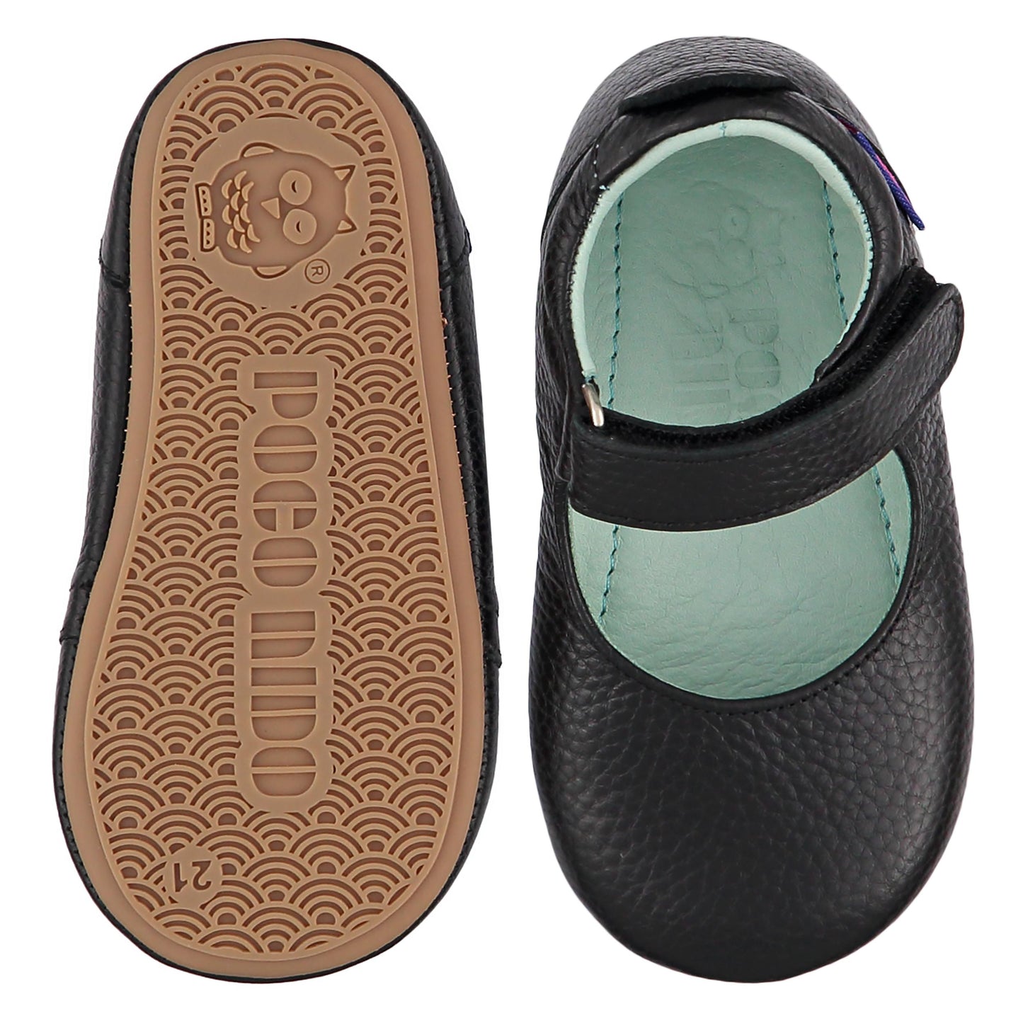Poco Nido - Mighty Shoes Black - Merceditas colegiales barefoot
