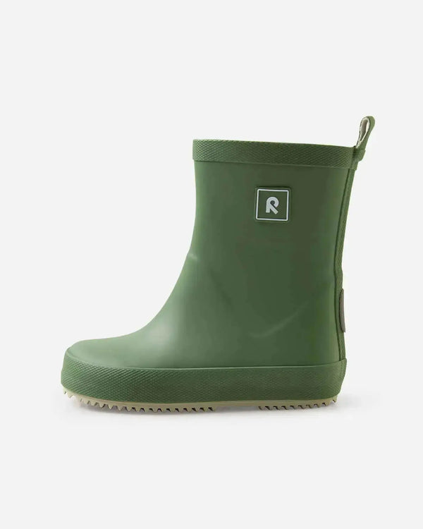 Reima Ankka Green Clay - Botas de agua barefoot infantiles verdes