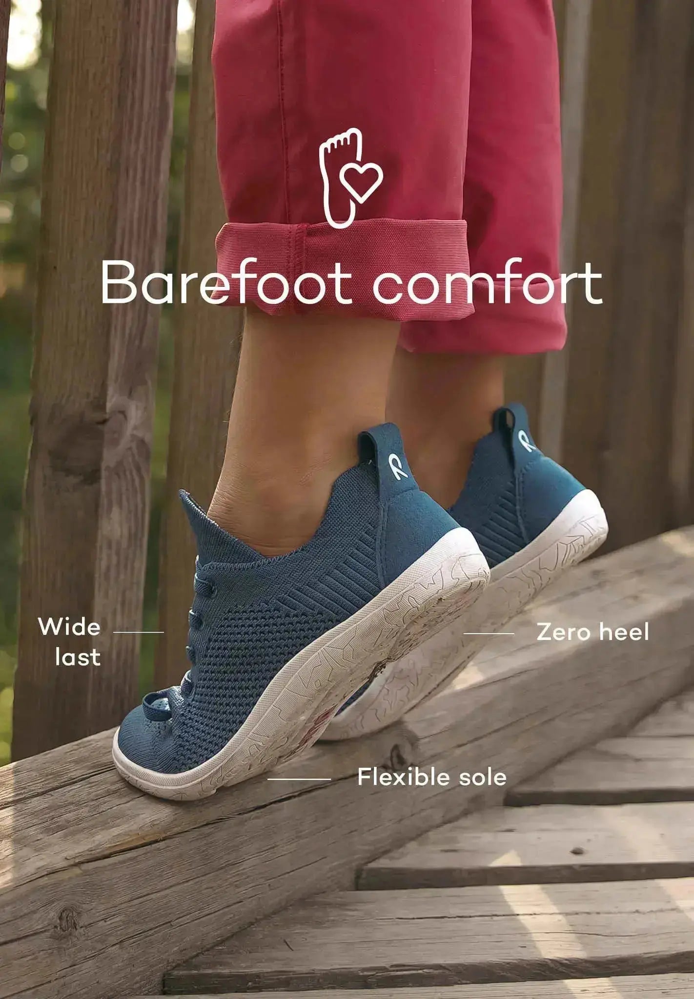 Reima - Astelu Black - Deportivas barefoot ligeras