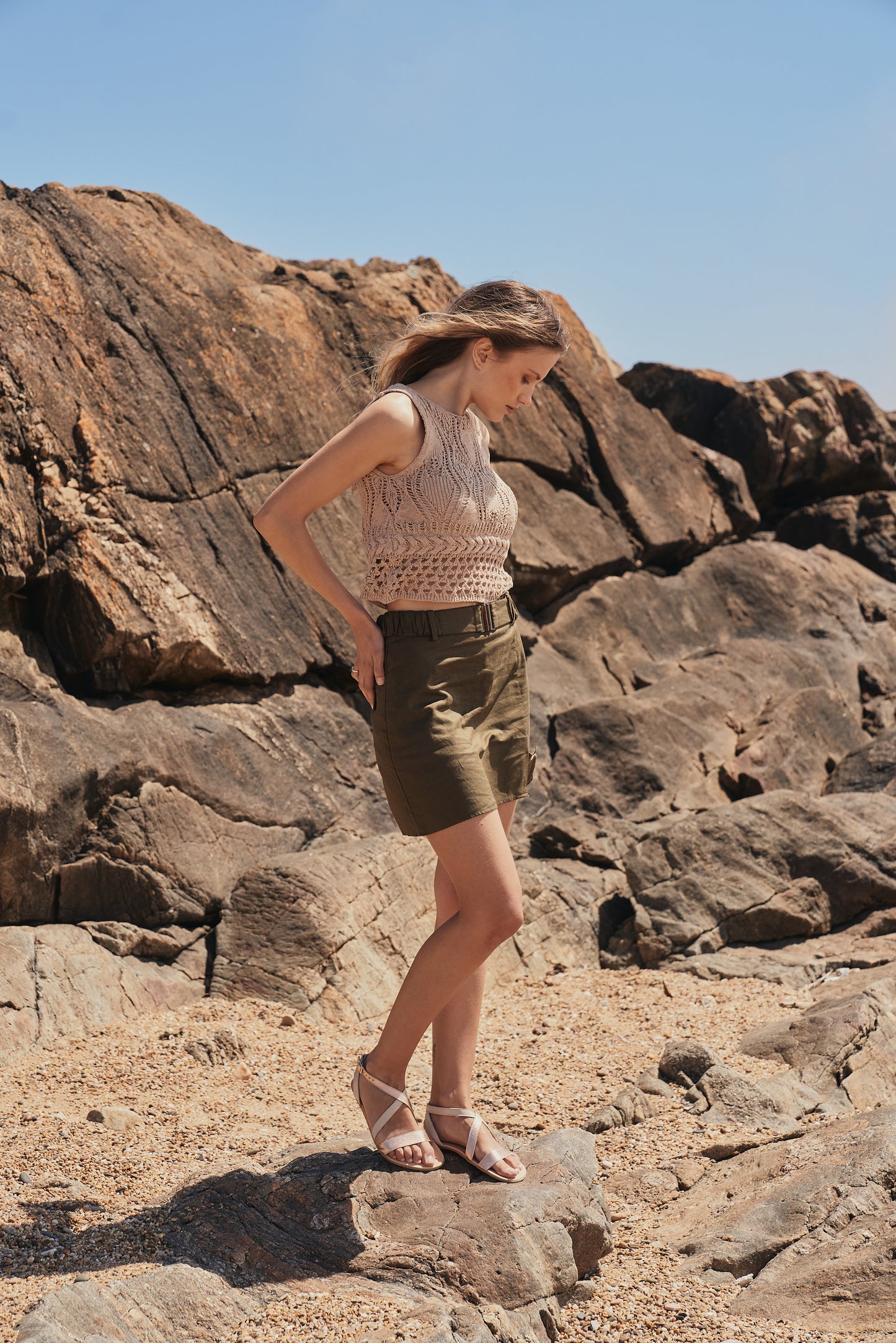 Shapen - Calla Rose Gold - Sandalias barefoot