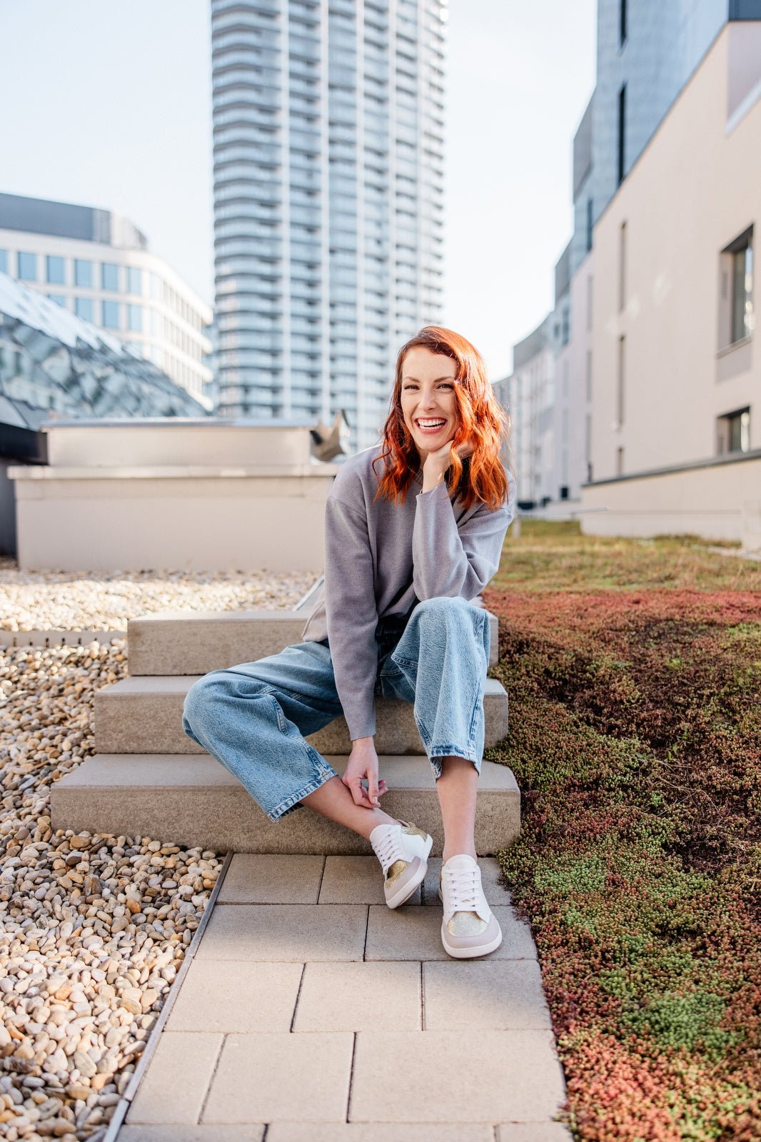 Shapen – Charm Light Gold – Sneakers barefoot - Cacles Barefoot