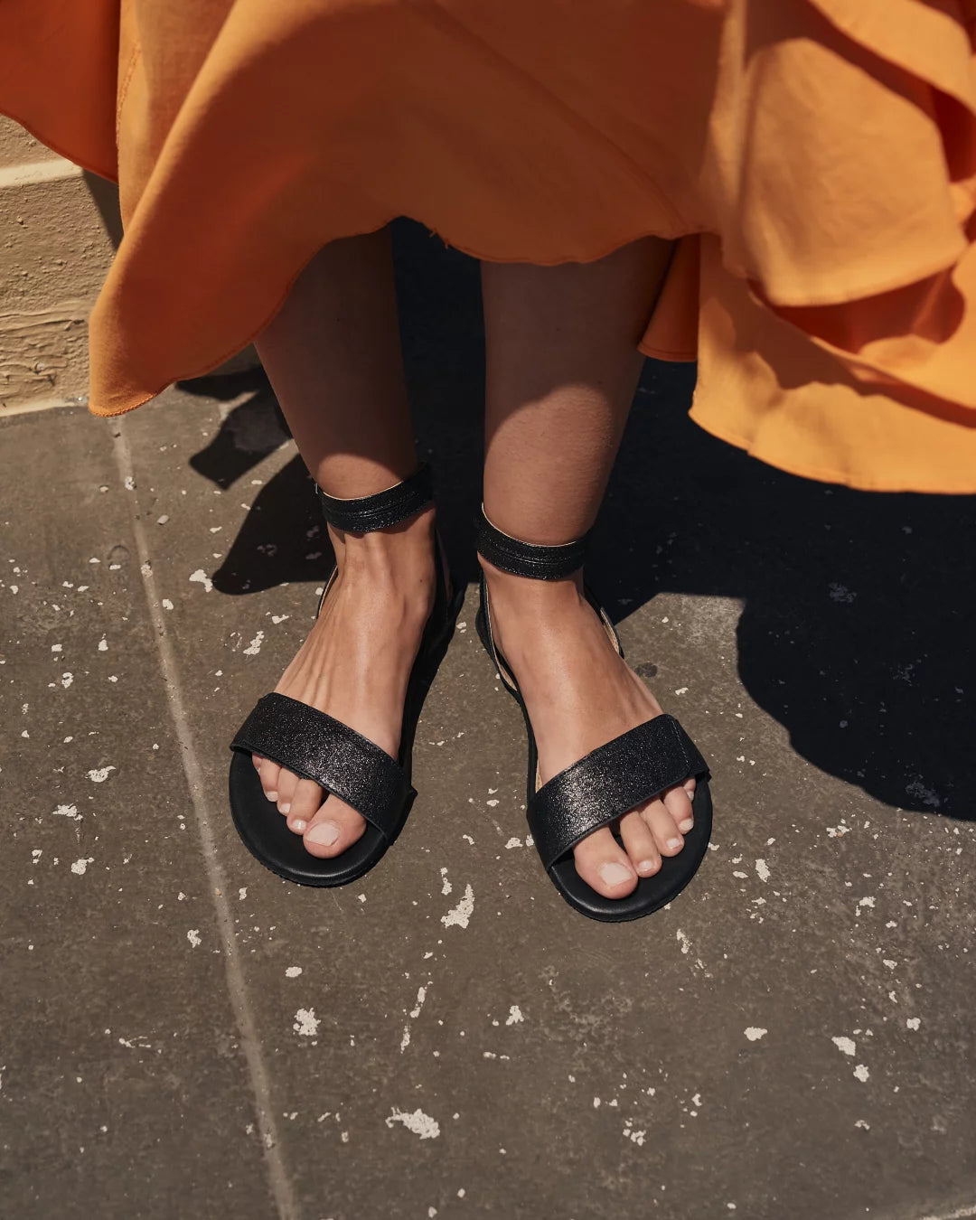 Shapen - Daisy 2.0 Black Crackle - Sandalias barefoot