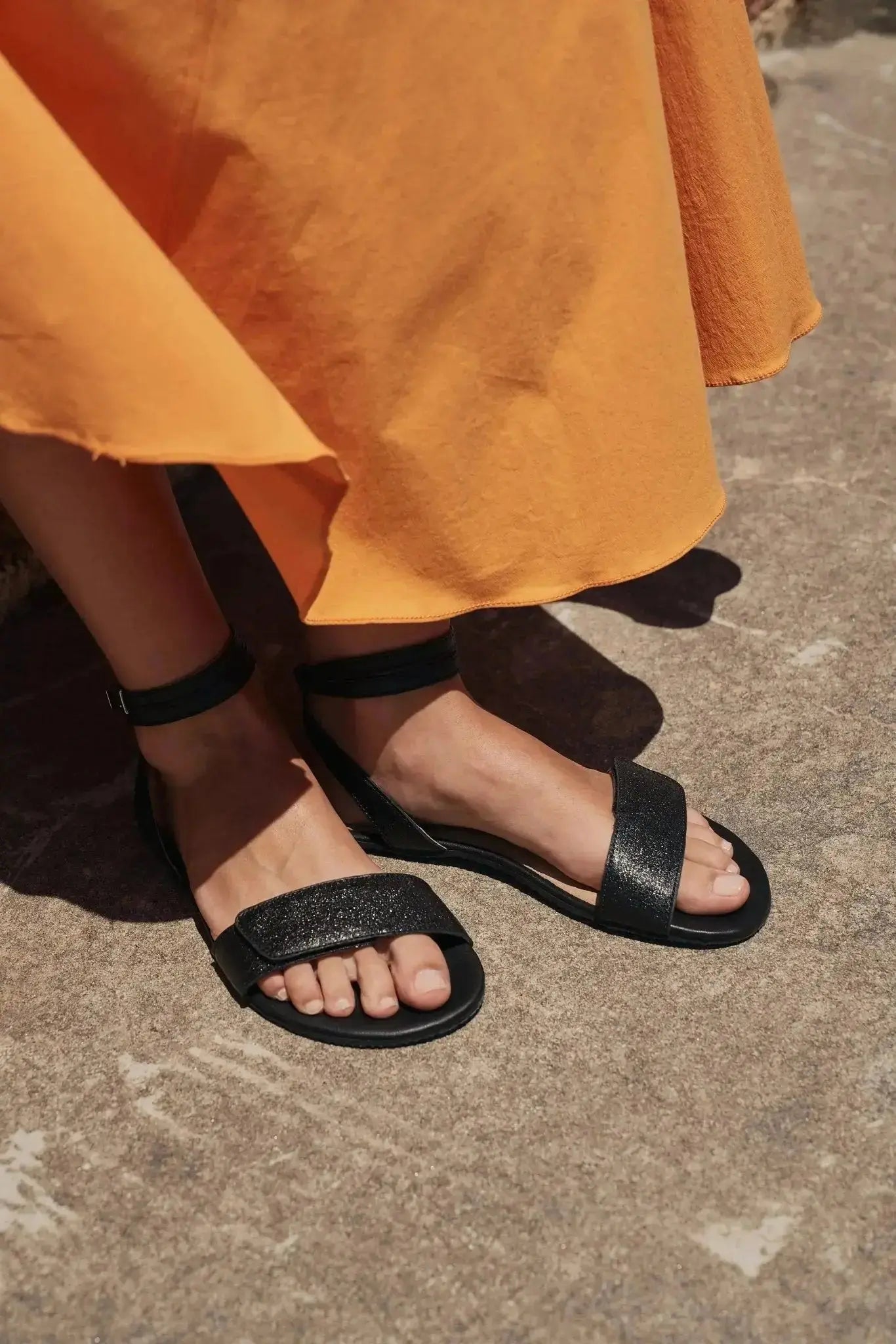 Shapen - Daisy 2.0 Black Crackle - Sandalias barefoot